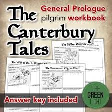 The Canterbury Tales General Prologue Pilgrim Workbook With