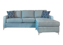 modern baby blue sectional w