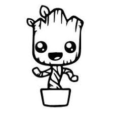 28 baby groot coloring page. Coloring Page Base In 2020 Baby Groot Groot Tattoo Groot