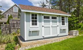 a foundation under an existing shed