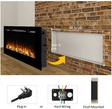 Remove all packing material from the oven compartments before connecting the electrical supply to the wall oven. How To Install A Wall Mounted Electric Fireplace In 5 Easy Steps