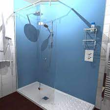 wetwall acrylic shower panel skye blue