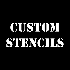 Adhesive Vinyl Stencils Custom