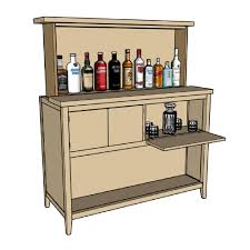 Adjustable Liquor Cabinet