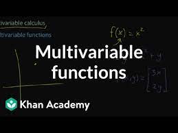 Multivariable Functions Multivariable