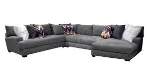 Charcoal Right Facing Sectional