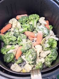 perfectly roasted frozen veggies in air