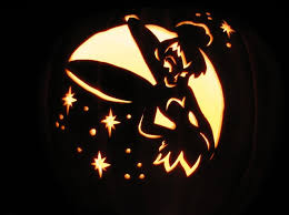 Tinkerbell Pumpkin Carving Design Enblow