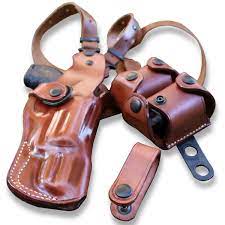 leather vertical shoulder holster