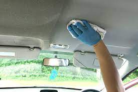 how to clean car roof lining car