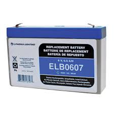 Lithonia Lighting Elb 0607 Replacement Lead Acid Battery 6 Volt