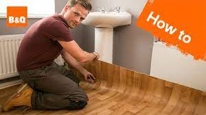Modern vinyl flooring rolls come in widths of 6 feet or 12 feet, making it possible to lay the flooring seamlessly in smaller rooms, extending its. How To Lay Sheet Vinyl Flooring Youtube