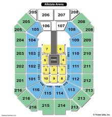 allstate arena seating chart seating