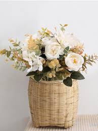 1 bouquets peonies artificial flowers