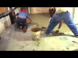 basement floor concrete resurfacing