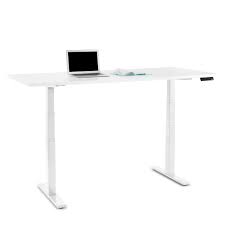 Choose traditional, modern designs or impressive executive desks. Series L Adjustable Height Table White Legs Adjustable Height Desks Poppin