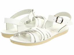 New Little Kids Youth Salt Water Sandal Strappy White 8103