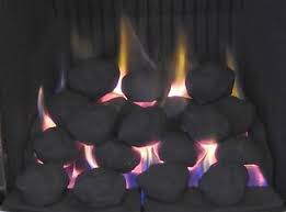 Gas Fire Fake Coals Sc