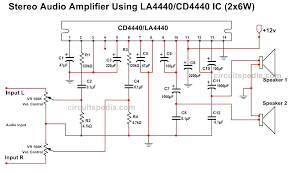 In stereo mode the la4440 ic circuit has an output of 6w+6w. Pin On Bateria