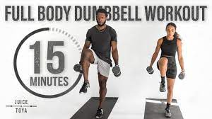 15 minute full body dumbbell workout