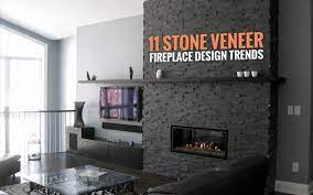 11 Stone Veneer Fireplace Surround