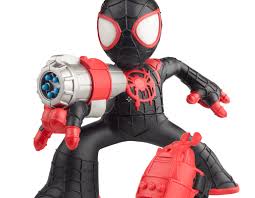 Spandex,leather please check our size chart before you do the purchase as we are not the normal us. Photos Spider Man Into The Spider Verse Toys Revealed By Hasbro Inside The Magic