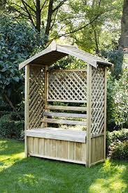 Wooden Garden Arbour Seat Bench With