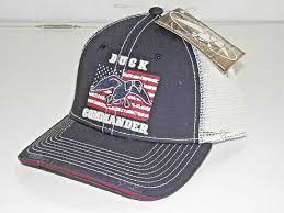 new with s duck commander navy white