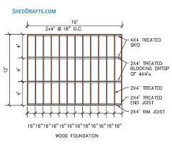 12 16 Gambrel Barn Style Storage Shed Plans