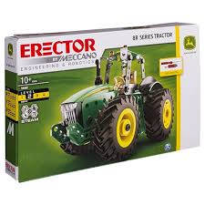 meccano john deere 8r tractor model