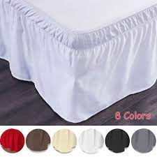 Elastic Bed Ruffles Bed Skirt Soft
