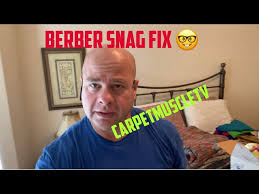 correcting a berber snag berber carpet