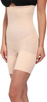 Spanx Womens Higher Power Shorts Soft Nude Sm