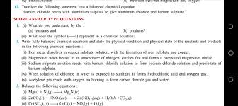Write Fully Balanced Chemical Equations