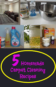 5 homemade carpet cleaner solutions