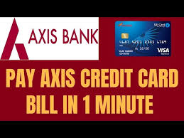 how to pay axis credit card bill