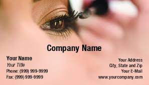 permanent make up business cards