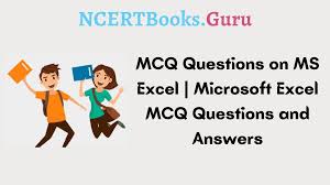 basic mcq questions on ms excel with