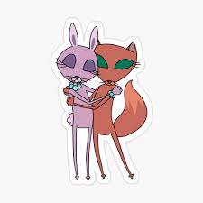 Bunny and Kitty Hugging, Courage the Cowardly Dog Episode: The Mask