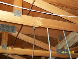 broken roof trusses prompt emergency