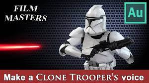 Adobe Audition Tutorial - Create a Clone Trooper's voice Star Wars - YouTube