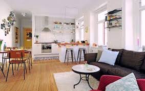kitchen and living room design flash