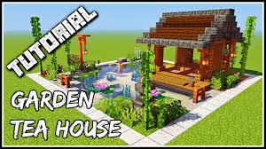 garden tea house minecraft tutorial