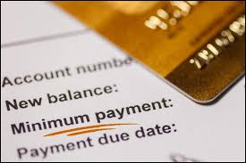 minimum amount due on credit card