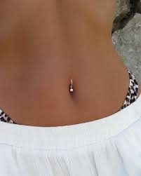 42 anium belly on piercing