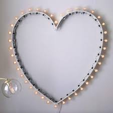 Create a warm and romantic atmosphere with this love neon light. Metal Heart Marquee Wall Light Decor