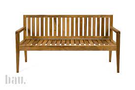 Menton Solid Teak Garden Bench Bau