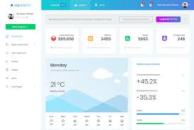 free bootstrap admin dashboard template
