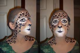 snazaroo leopard makeup practice weasyl