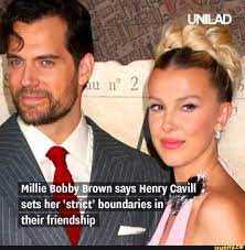 Millie Bobby Brown says Henry I cavill sets her 'strict' boundaries in  their friendship 